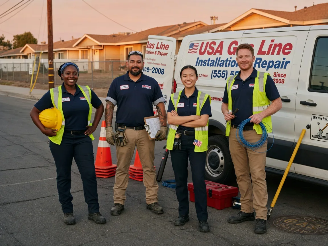 Gas Line Installation company in London, WV